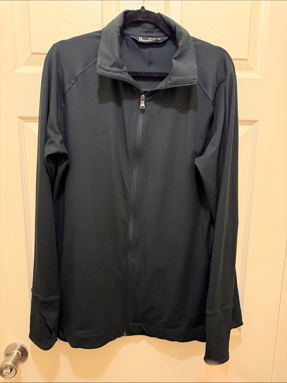 Unisex Black Full-Zip Jacket